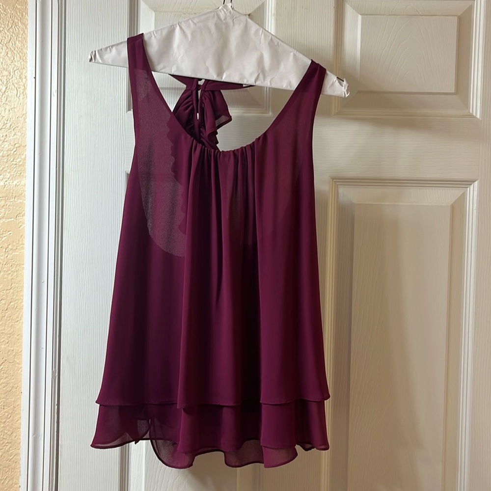 Woman’s sleeveless blouse